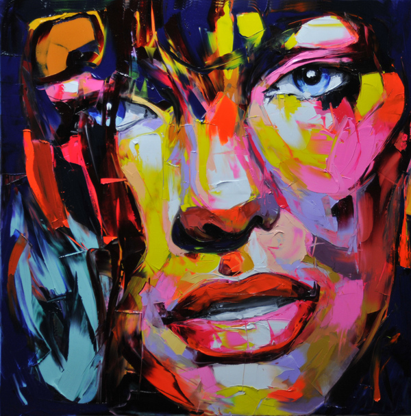 Francoise Nielly Portrait Palette Painting Expression Face091